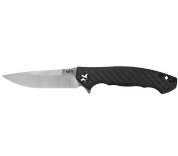 ZT0452CF Navalha dobrável Zero Tolerance com cabo em fibra de carbono e titânio 13,2 cm