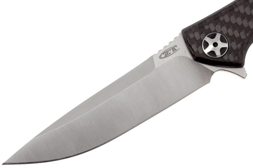 ZT0452CF Zero Tolerance foldekniv kulfiber- og titaniumhåndtag 13,2 cm