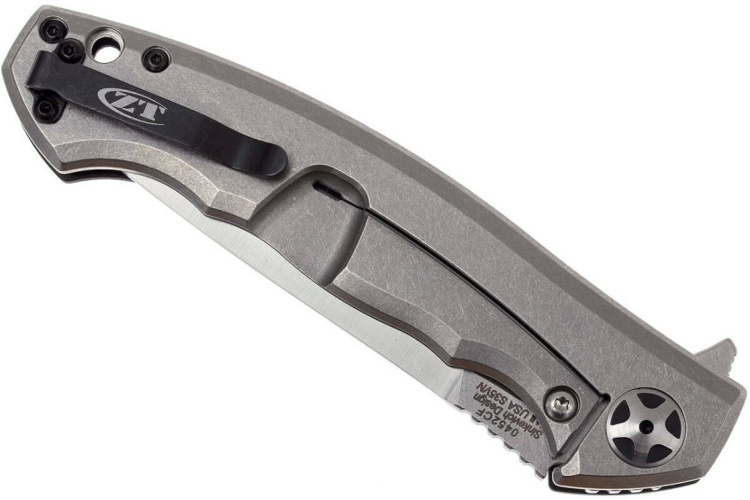 ZT0452CF Zero Tolerance foldekniv kulfiber- og titaniumhåndtag 13,2 cm