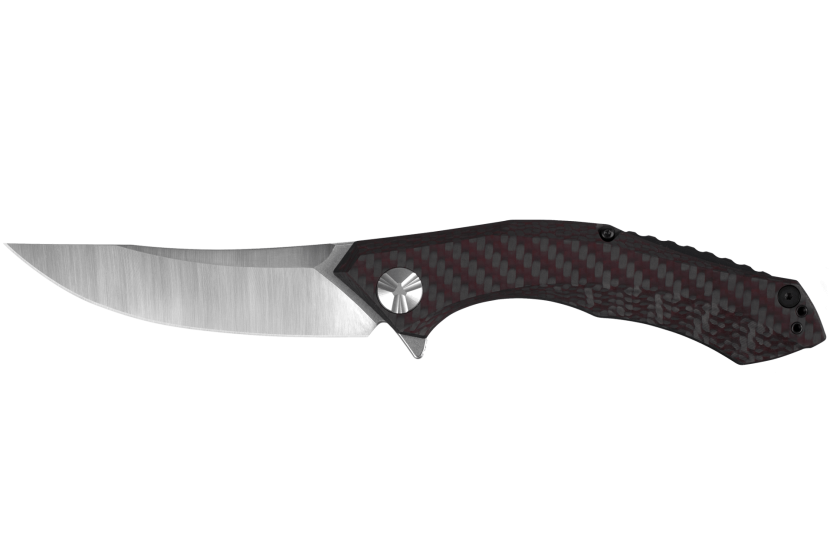 ZT0462 Faca dobrável Zero Tolerance cabo em fibra de carbono e titânio 13,3 cm