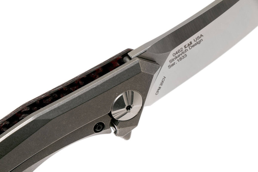 ZT0462 Zero Tolerance foldekniv i karbonfiber og titanhåndtak 13,3 cm