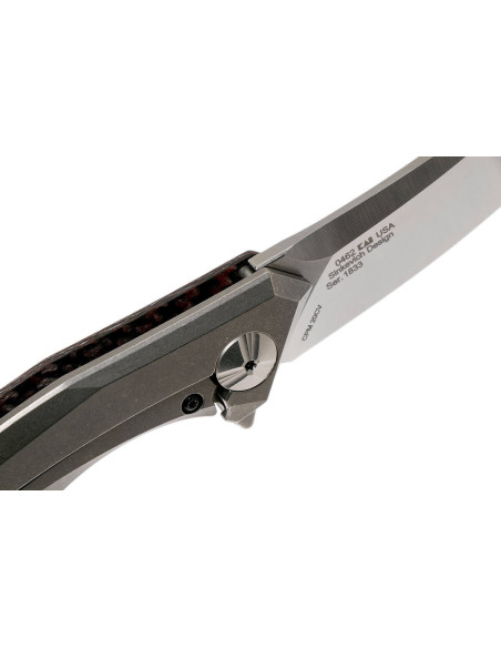 ZT0462 Zero Tolerance vouwmes koolstofvezel en titanium handvat 13,3cm