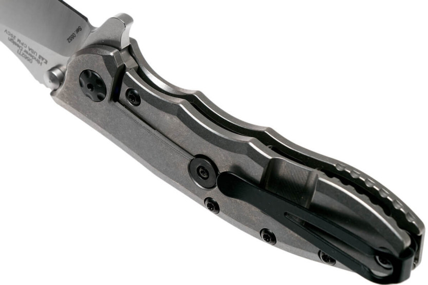 ZT0562TI Navalha dobrável Zero Tolerance Cabo em titânio de 12,2 cm