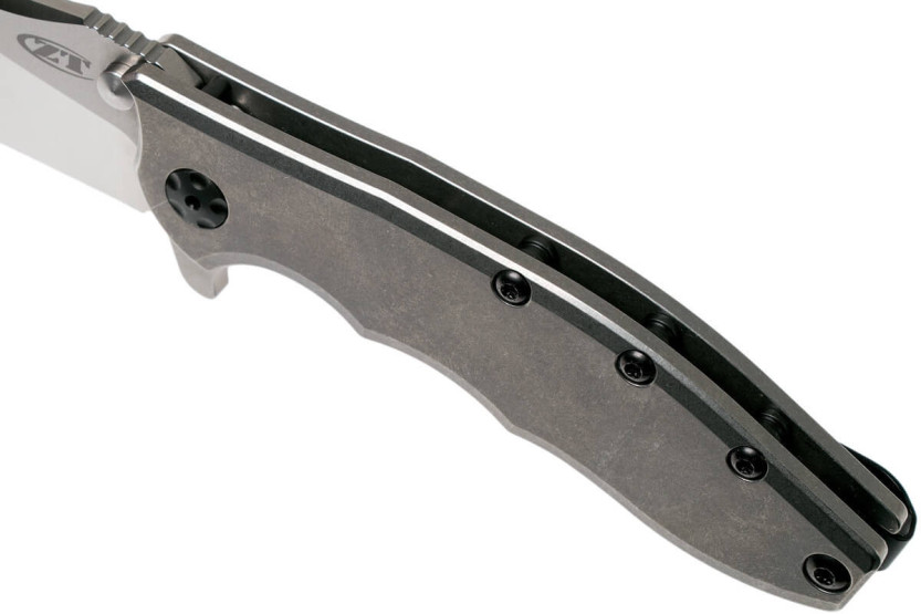 ZT0562TI Navalha dobrável Zero Tolerance Cabo em titânio de 12,2 cm