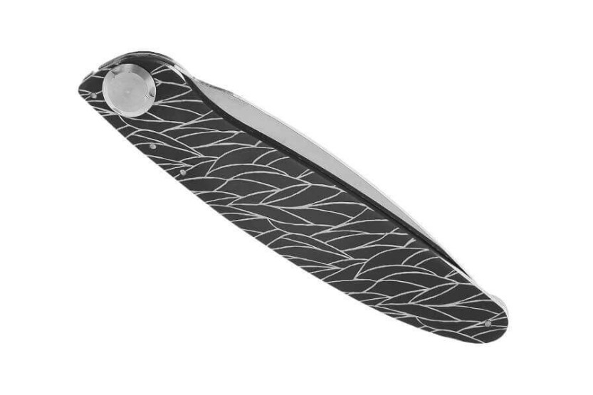 K2.01M foldekniv Håndtag i oliventræ og stål Fjerdesign 11,5 cm