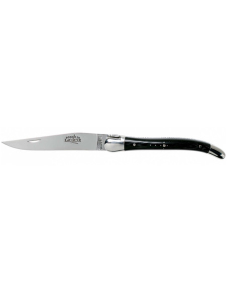 Klappmesser Forge de Laguiole schwarzer Griff 12cm