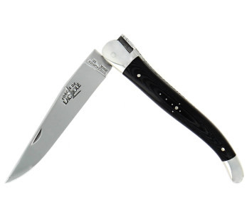 Forge de Laguiole taitettava veitsi 12cm musta kahva 2