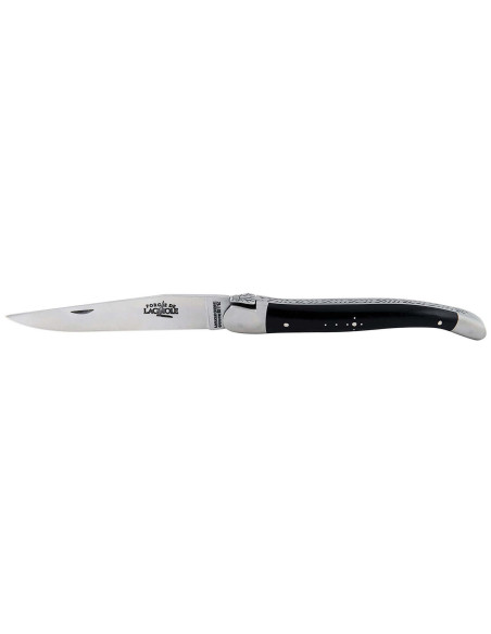 Faca dobrável Forge de Laguiole 12cm cabo em chifre escuro