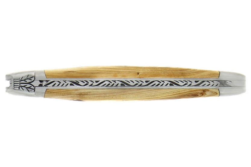Forge de Laguiole fällkniv handtag i enbärsträ 12cm