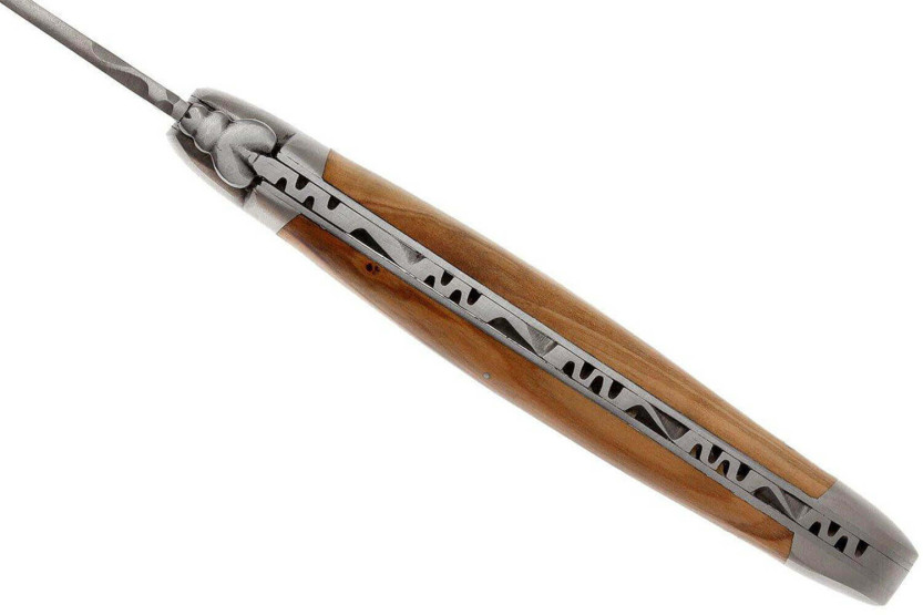 Navaja Laguiole en madera de olivo Aubrac mango 12cm