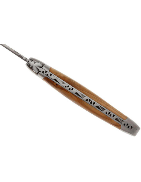 Laguiole foldekniv i Aubrac oliventre med 12 cm skaft