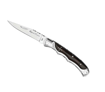 Laguiole Bougna Barock fällkniv 12cm brun