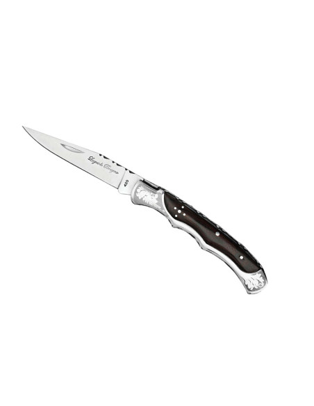 Laguiole Bougna Baroque foldekniv 12cm brun
