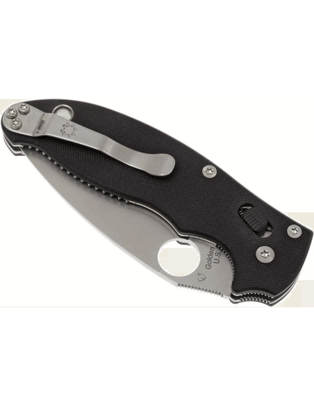 Spyderco Manix 2 svart foldekniv i glassfiber 8,6 cm