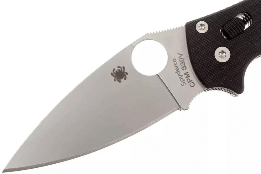 Spyderco Manix 2 svart foldekniv i glassfiber 8,6 cm