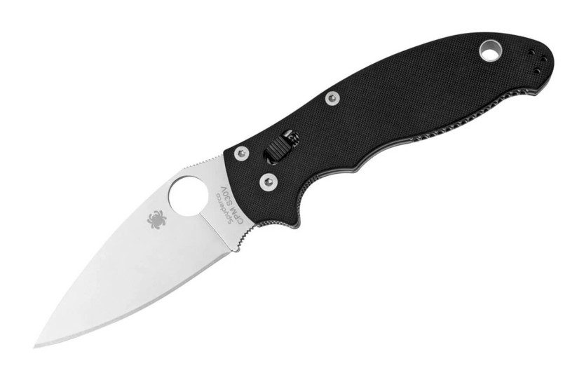 Faca dobrável Spyderco Manix 2 C101GP2 com cabo em G10 preto e 11,8 cm