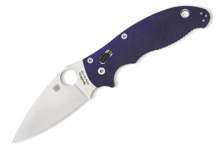 Spyderco Manix 2 C101GPDBL2 manico in G10 blu 11,8 cm coltello pieghevole