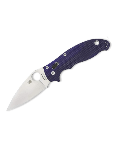 Faca dobrável Spyderco Manix 2 C101GPDBL2 azul com cabo G10 11,8 cm