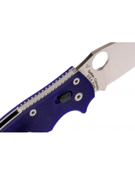 Klappmesser Spyderco Manix 2 C101GPDBL2 Griff G10 blau 11,8cm