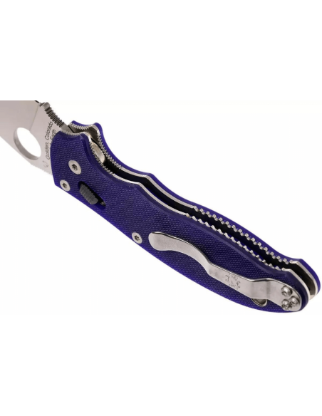 Spyderco Manix 2 C101GPDBL2 manico in G10 blu 11,8 cm coltello pieghevole