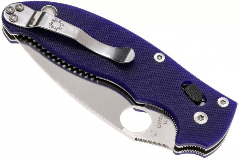 Klappmesser Spyderco Manix 2 C101GPDBL2 Griff G10 blau 11,8cm
