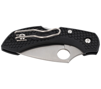 Spyderco DragonFly 2 SC28PBK2 SC28PBK2 taittoveitsi musta nylon/lasikuitukahva 8.5cm 2