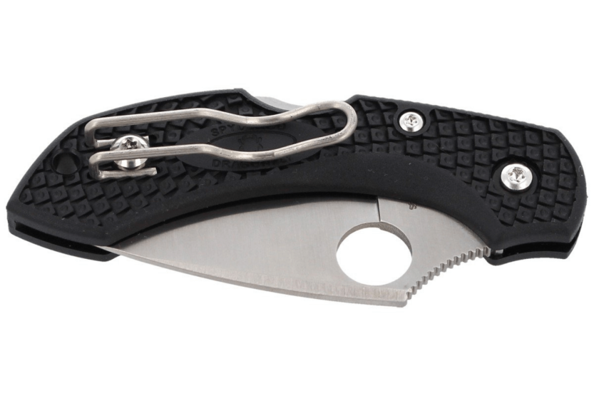 Spyderco DragonFly 2 SC28PBK2 SC28PBK2 taittoveitsi musta nylon/lasikuitukahva 8.5cm