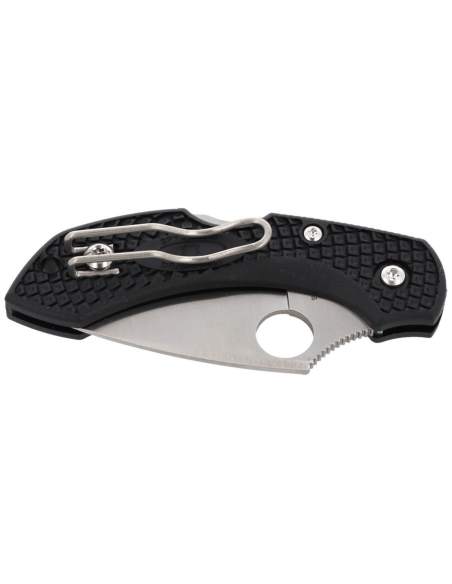 Spyderco DragonFly 2 SC28PBK2 vouwmes zwart nylon/fiberglas handvat 8,5cm