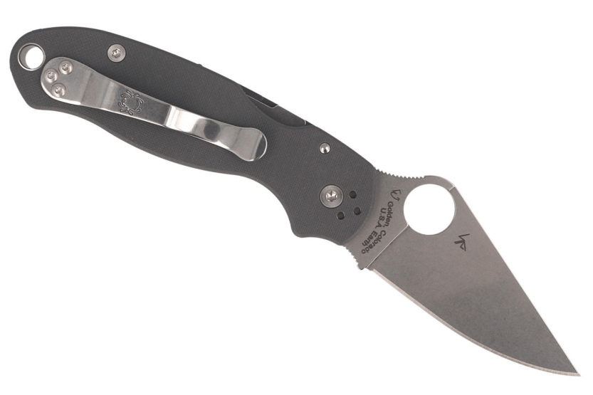 Canivete Spyderco Para 3 C223GPDGY Cabo cinzento G10 de 10,9 cm