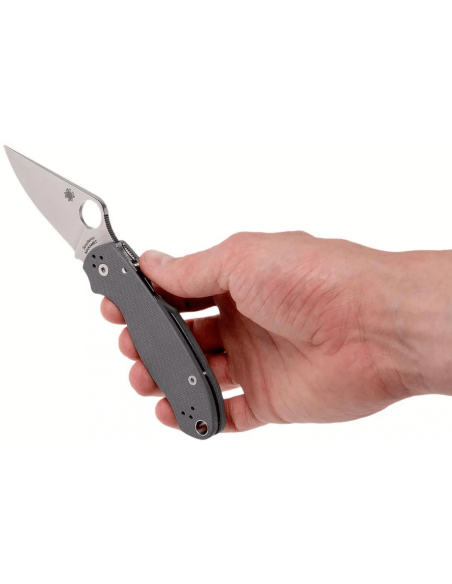 Spyderco Para 3 C223GPDGY fällkniv 10,9cm grå G10-handtag
