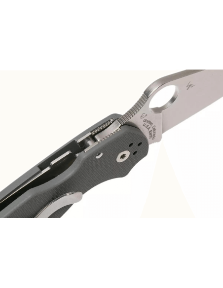 Spyderco Para 3 C223GPDGY foldekniv 10,9 cm med gråt G10-håndtag
