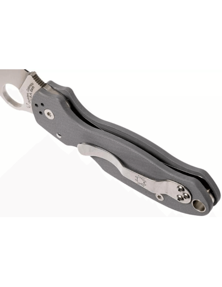 Canivete Spyderco Para 3 C223GPDGY Cabo cinzento G10 de 10,9 cm