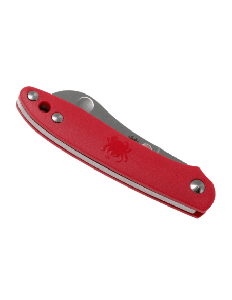 Faca dobrável Spyderco Roadie C189PRD Cabo de nylon/fibra de vidro de 7,6 cm