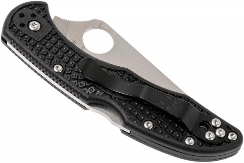 Spyderco Delica 4 C11FPBK folding knife black nylon/fiberglass handle 10.8cm