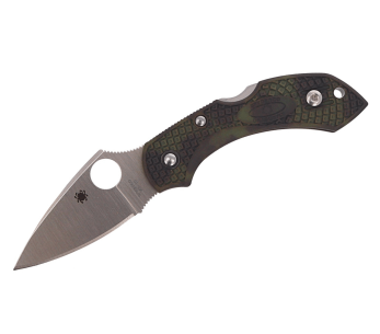 C28ZFPGR2 Spyderco DragonFly 2 Zome Camo coltello pieghevole in nylon/fibra di vetro 8,5 cm
