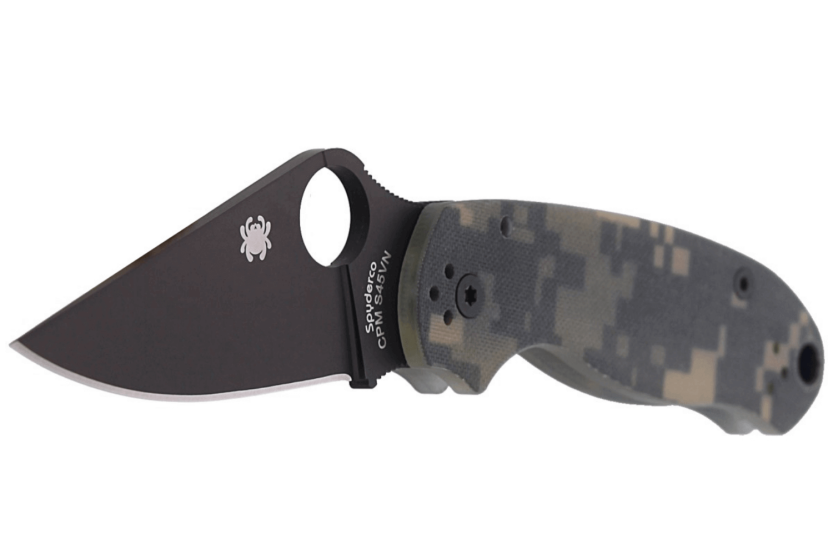 Navaja Spyderco Para 3 C223GPCMOBK G10 negra camuflaje 10.9cm