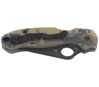 Spyderco Para 3 C223GPCMOBK G10 musta naamiointi taittoveitsi 10.9cm 2