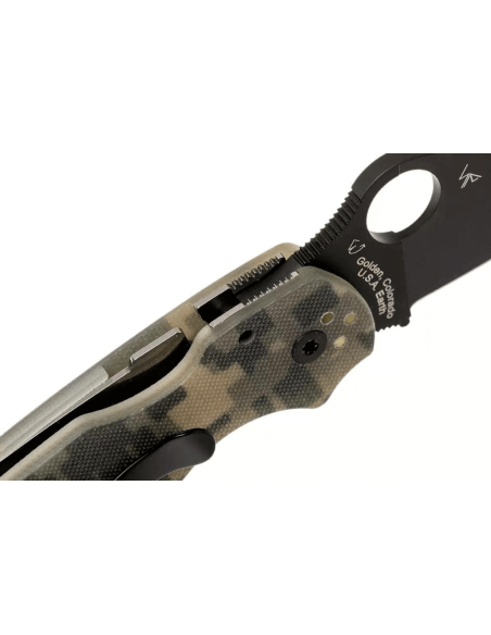 Spyderco Para 3 C223GPCMOBK G10 zwart camouflage vouwmes 10.9cm
