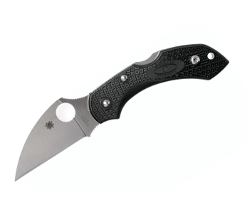 Faca dobrável Spyderco Dragonfly 2 C28FPWCBK2 Wharncliffe cabo preto em nylon/fibra de vidro 8,5cm