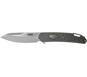K540GXP Cuchillo plegable CRKT BONA FIDE GRIS con mango de aluminio de 11,8 cm