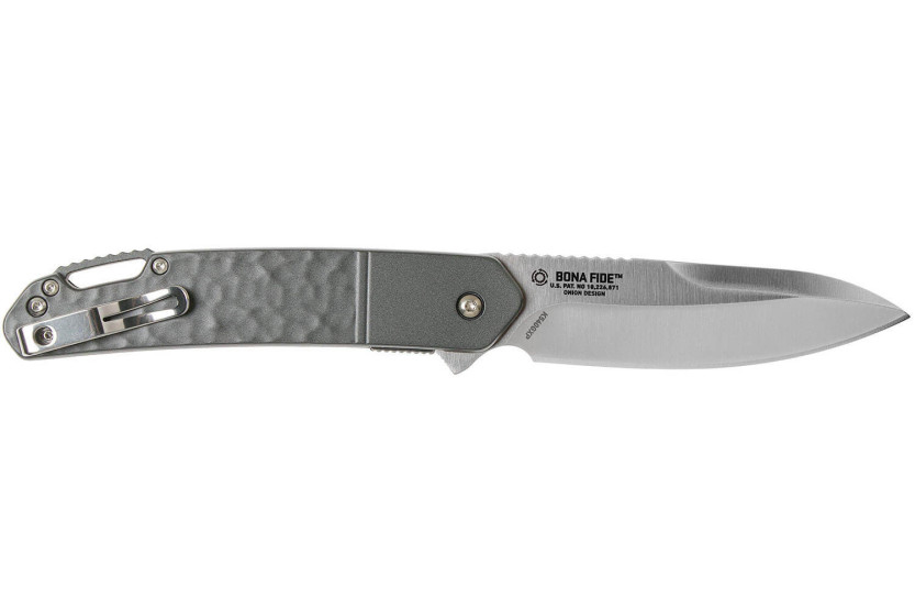 CRKT BONA FIDE GRIS K540GXP foldekniv 11,8 cm aluminiumshåndtag