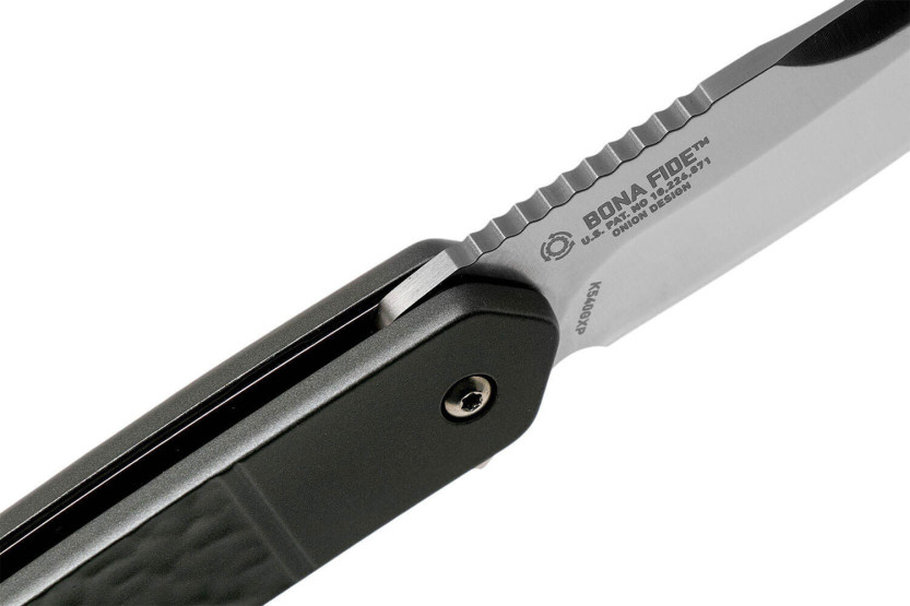 CRKT BONA FIDE GRIS K540GXP taitettava veitsi 11.8cm alumiinikahva