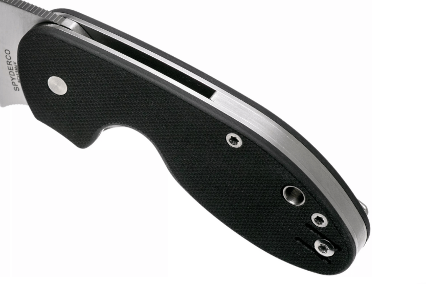 Spyderco Insistent Sem C246GPS vouwmes 9.4cm zwart G10 handvat