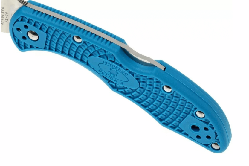 Spyderco Delica 4 C11FPBL foldekniv i blå nylon/glasfiber 10,8 cm