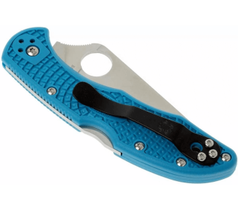 Spyderco Delica 4 C11FPBL fällkniv i blå nylon/glasfiber 10,8cm 2