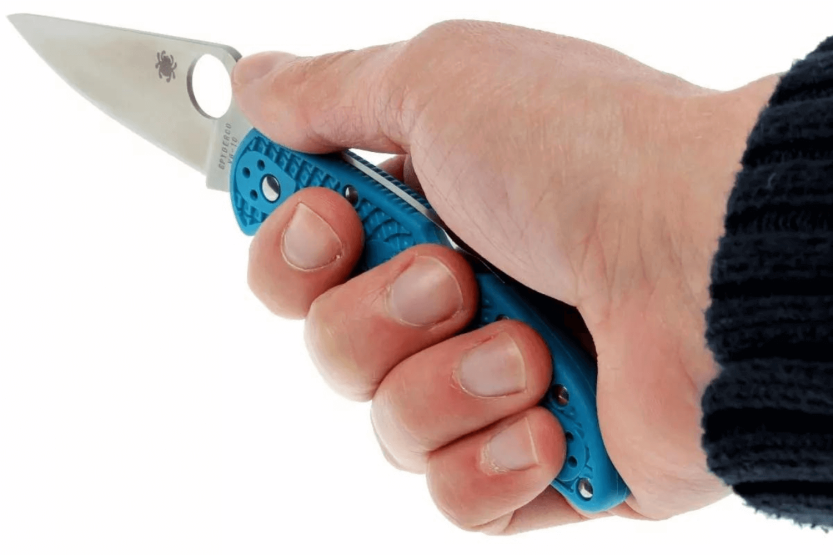 Spyderco Delica 4 C11FPBL Klappmesser aus Nylon/Glasfaser blau 10,8cm