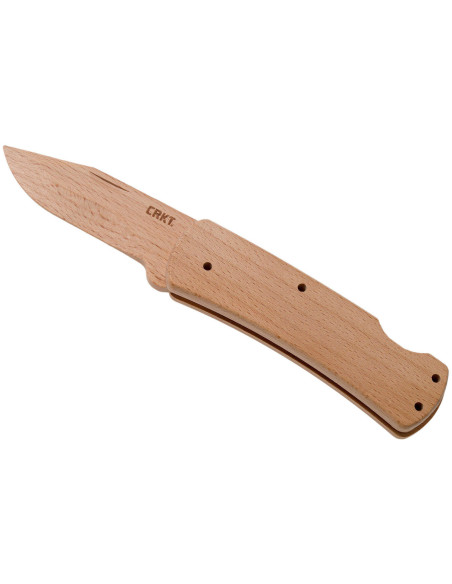 Klappmesser CRKT NATHAN EN KIT 1032 Buchenholzgriff 11,7cm - Zum Zusammenbauen