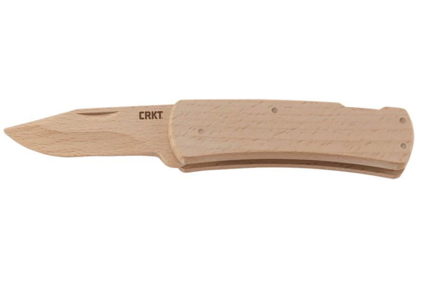 Klappmesser CRKT NATHAN EN KIT 1032 Buchenholzgriff 11,7cm - Zum Zusammenbauen