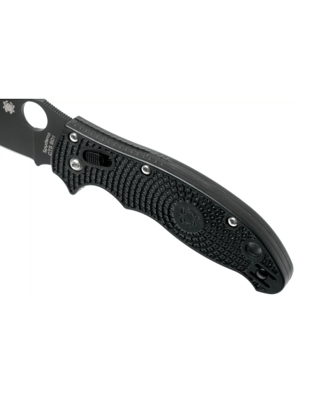 Spyderco Manix 2 C101PBBK2 foldekniv svart nylon/glassfiberhåndtak 11,8 cm