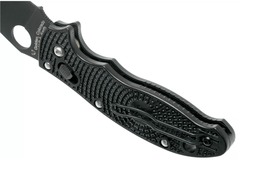 Spyderco Manix 2 C101PBBK2 coltello pieghevole 11,8 cm manico in nylon nero/fibra di vetro